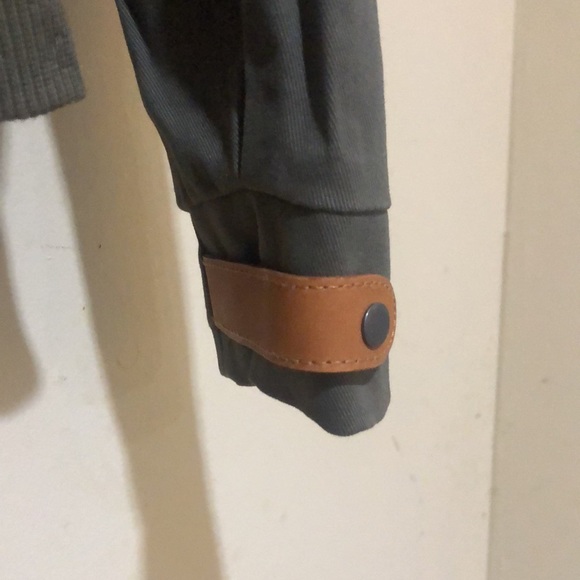 Lacoste Utility Jacket with Leather Trim - Picture 10 of 12